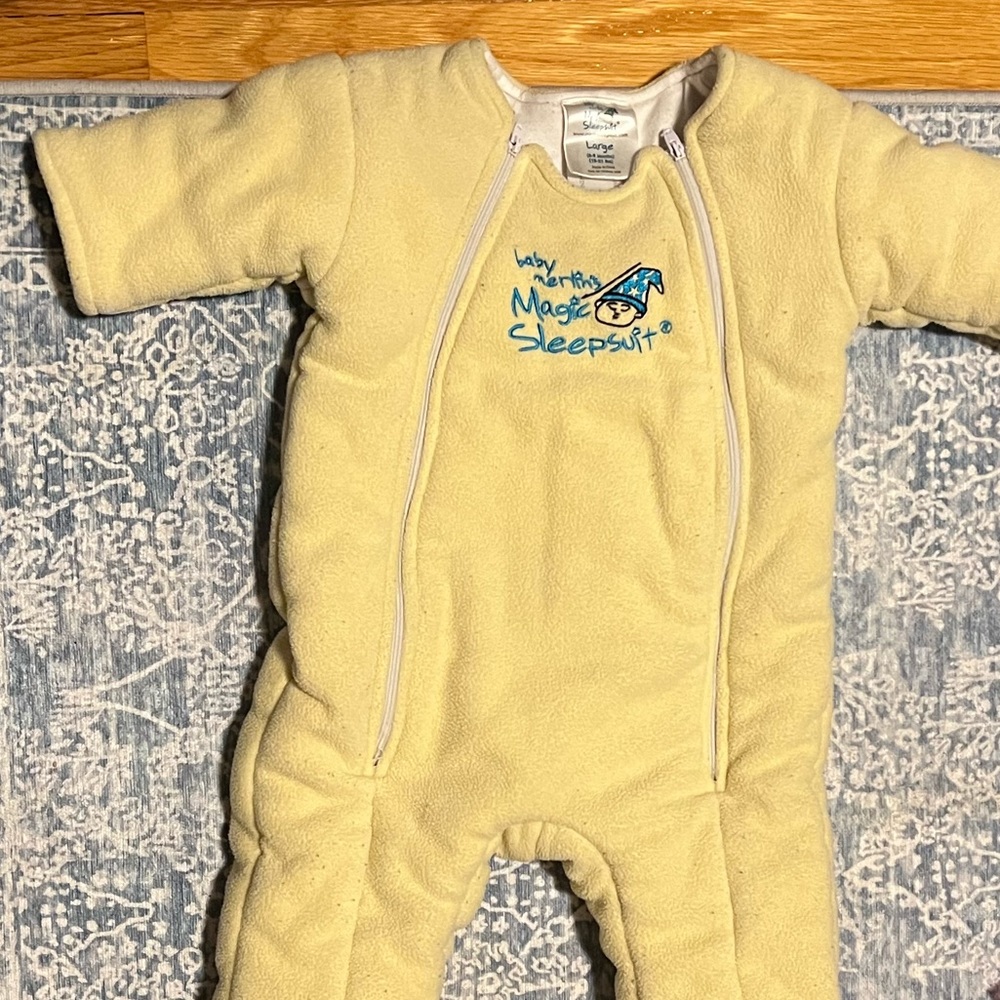 Yellow Baby Merlin Sleep Suit